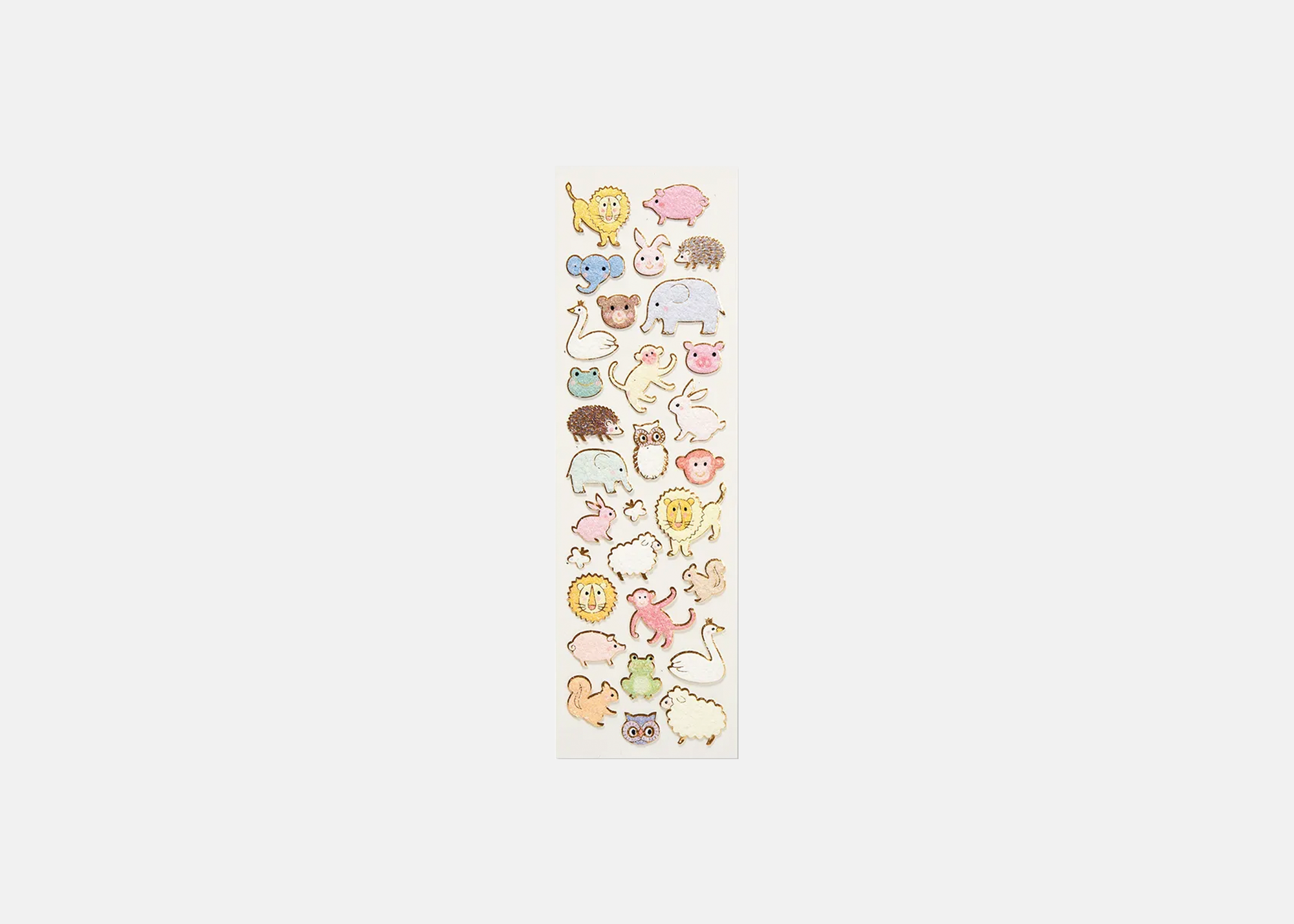 Pastel Animal Stickers