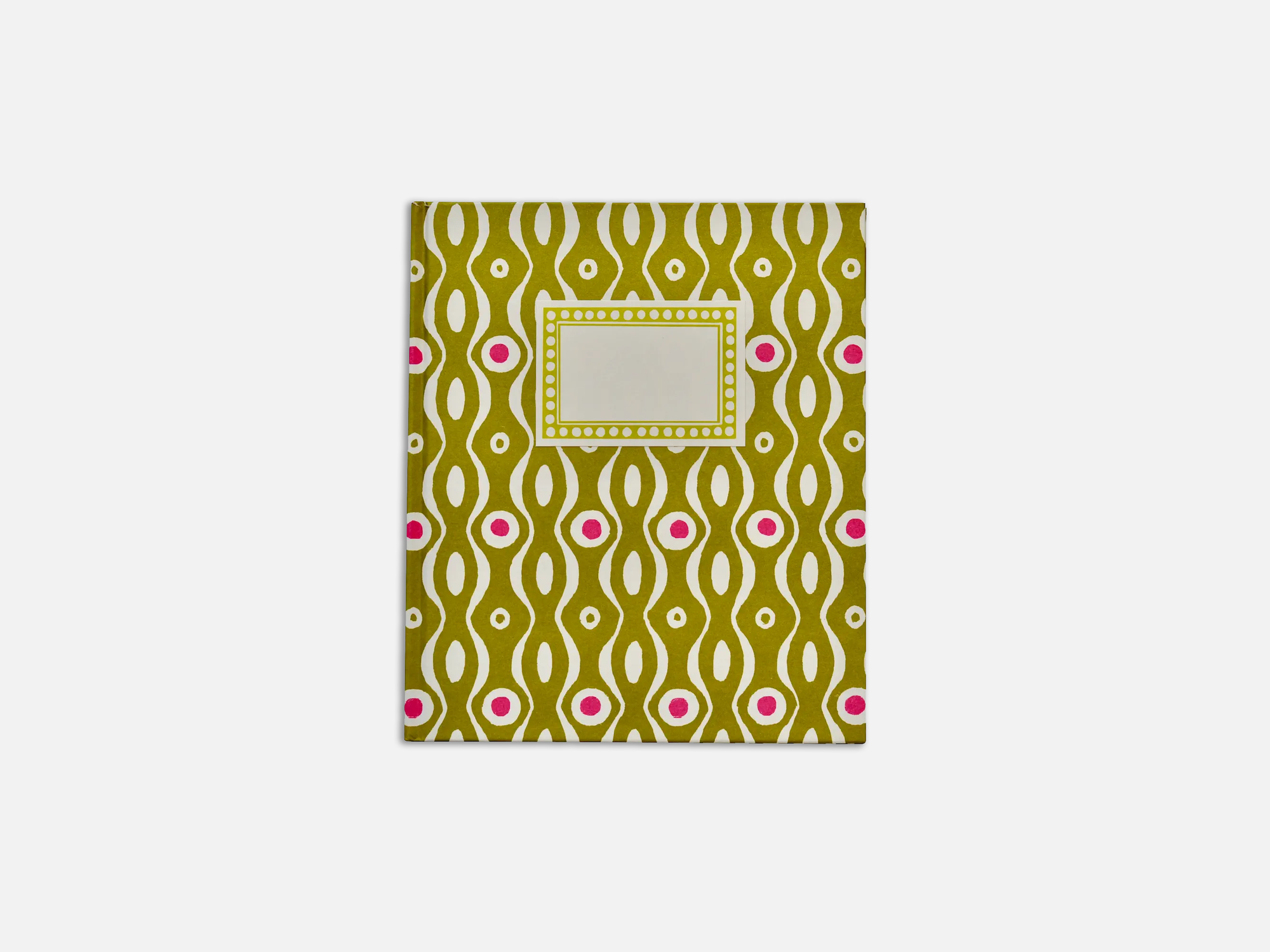 Large Hardback Notebook | Persephone Olive and Pink