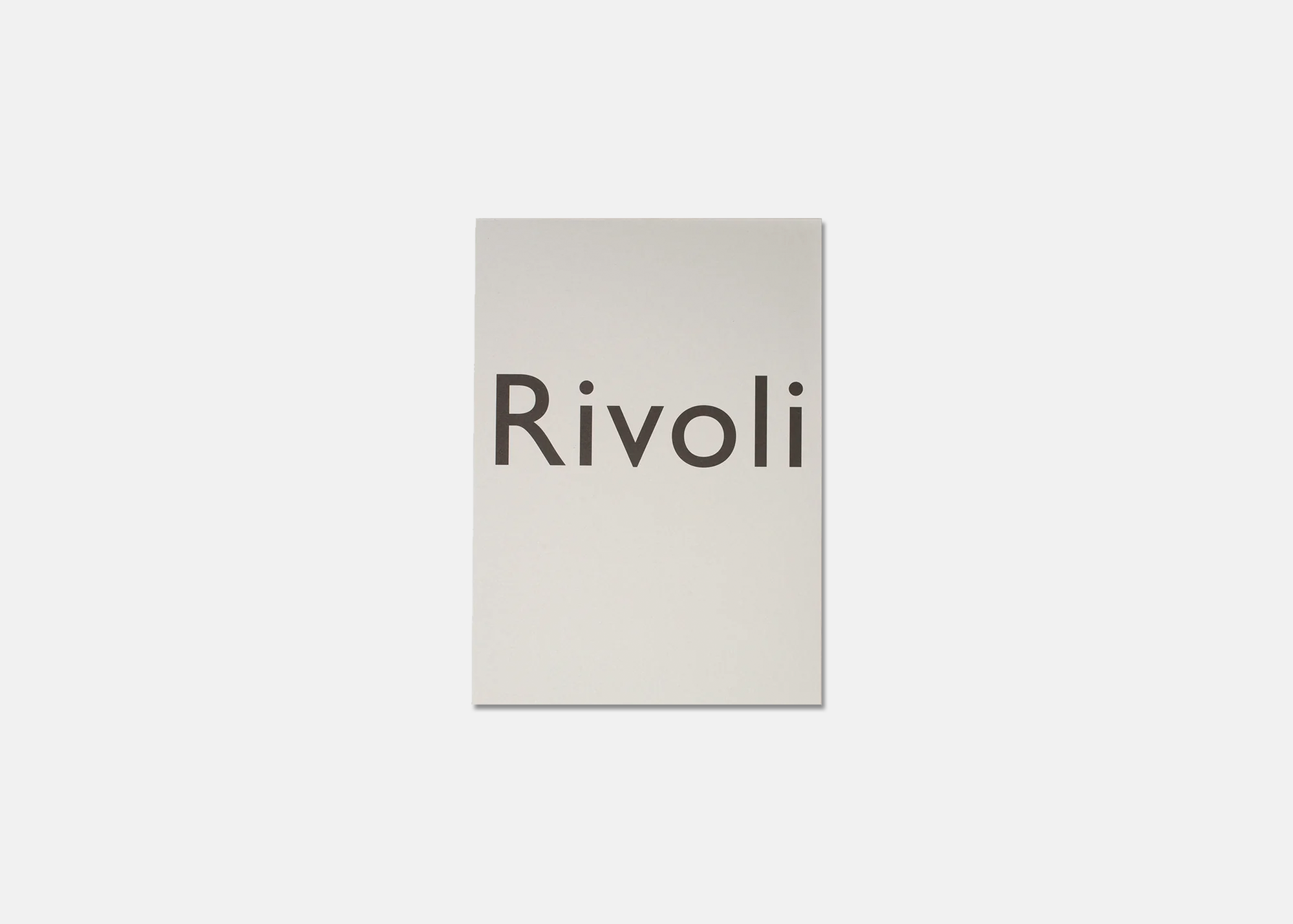 Rivoli Writing Block Pad | Grey A5
