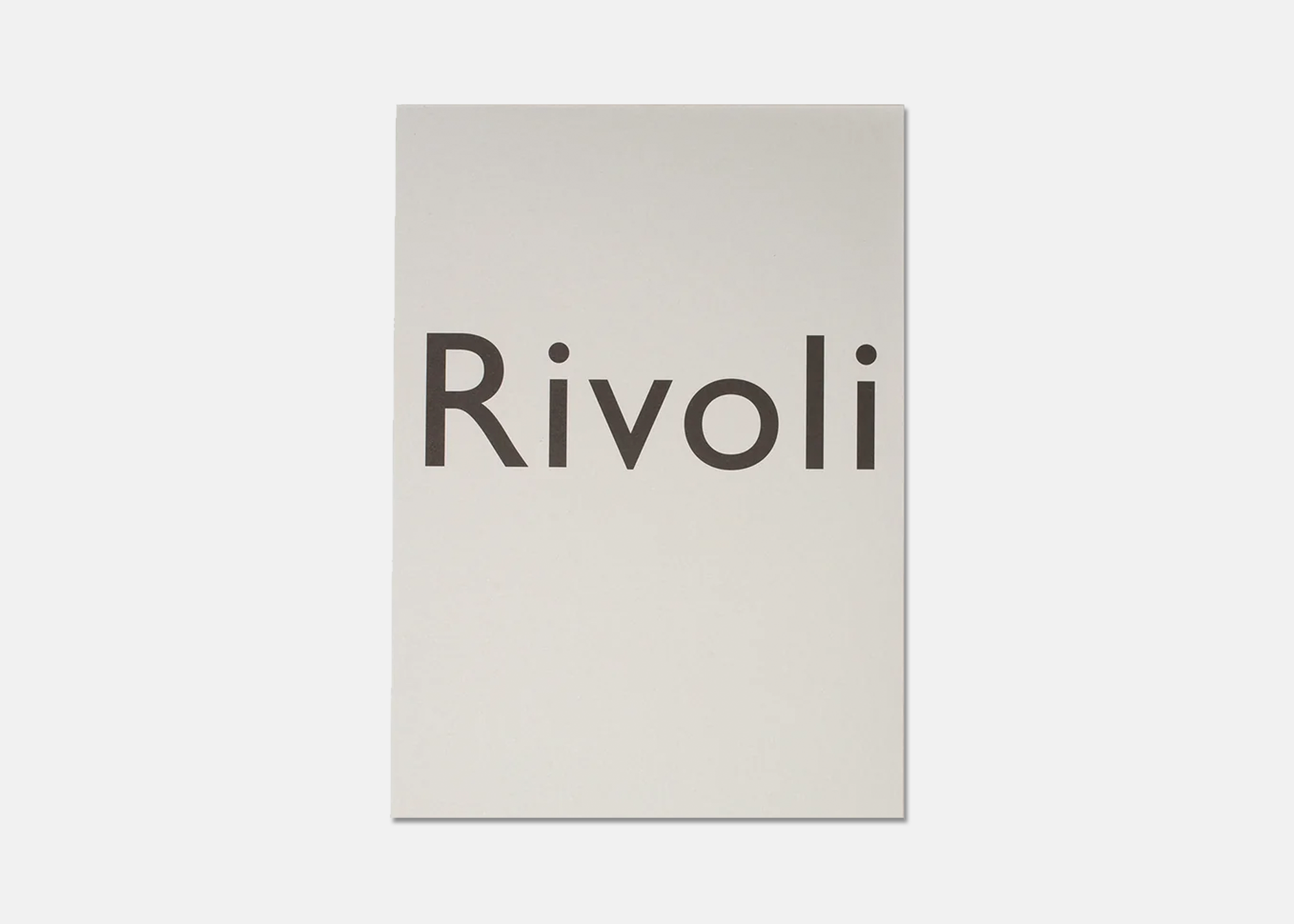 Rivoli Writing Block Pad | Grey A4