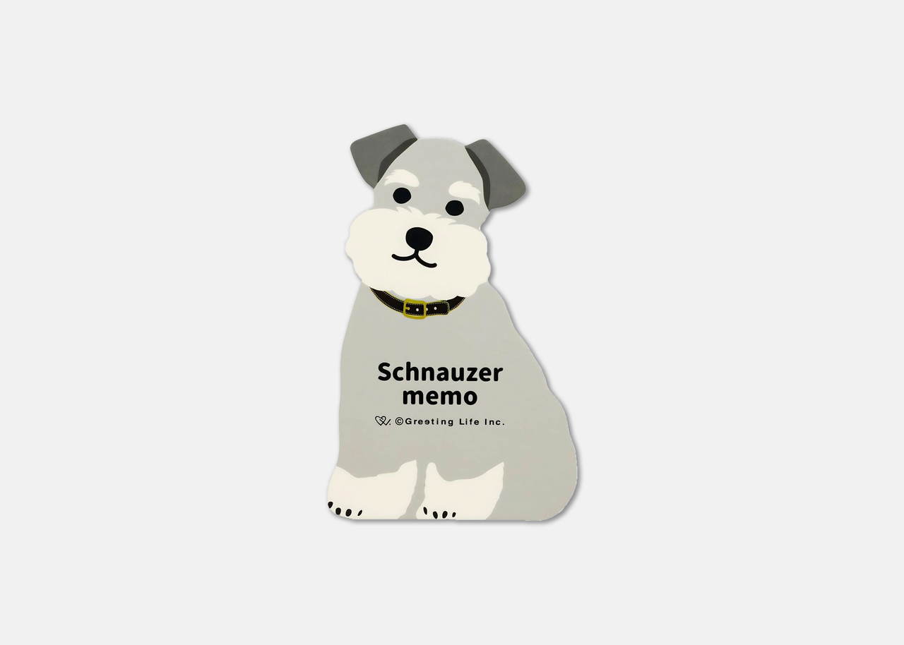 Schnauzer Memo Pad