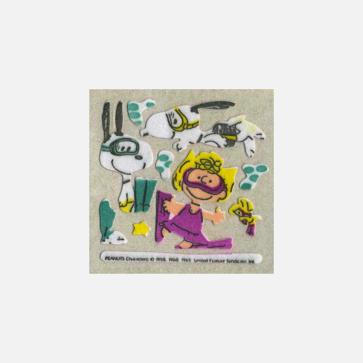 Snoopy & Sally Diving
