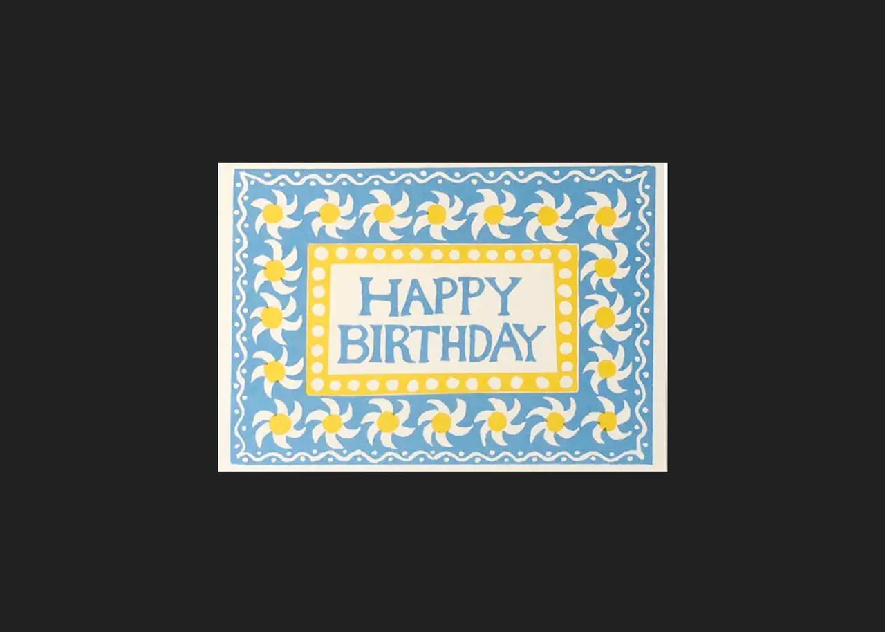 Springtime Birthday