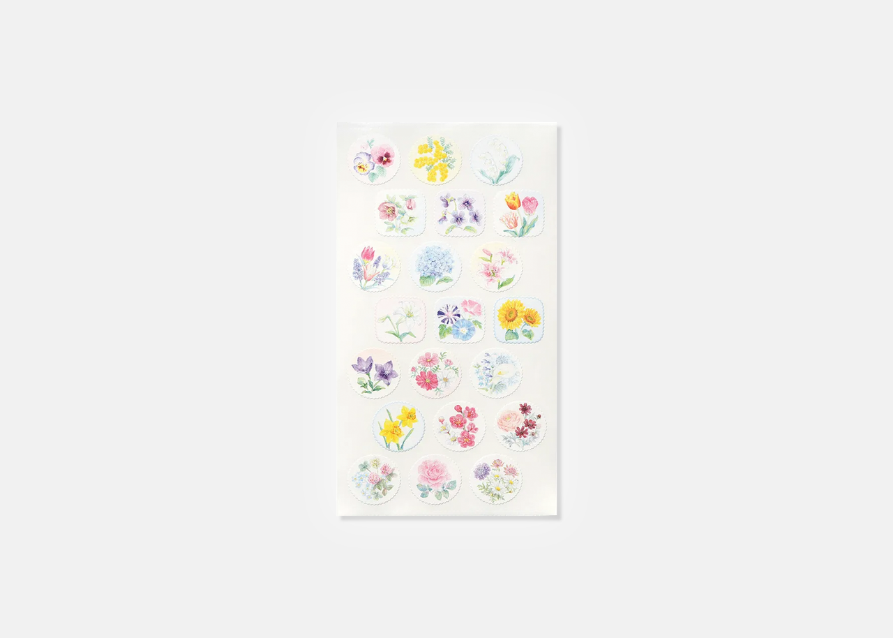 Spring Flowers Seal Stickers
