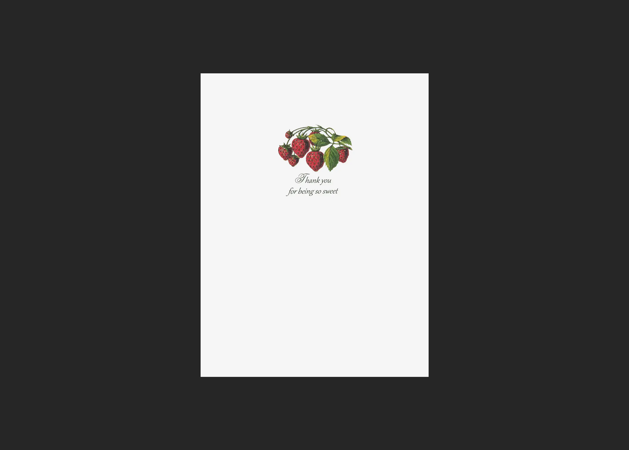 Sweet Thank You Strawberries