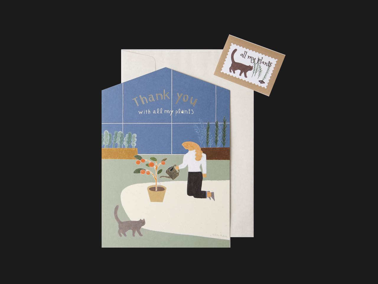 Thank You With All My Plants Card