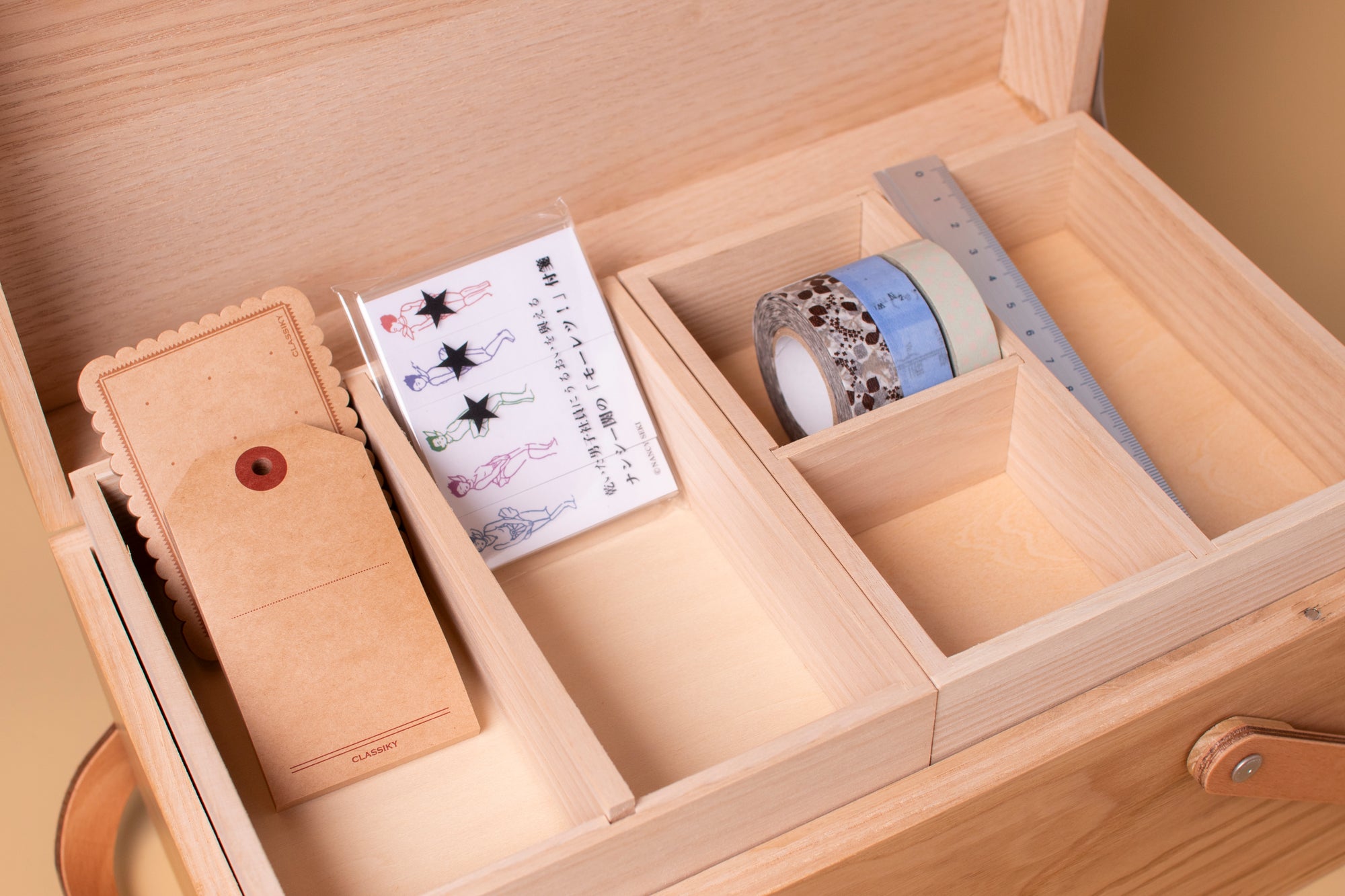 Chestnut Wooden Sewing Box