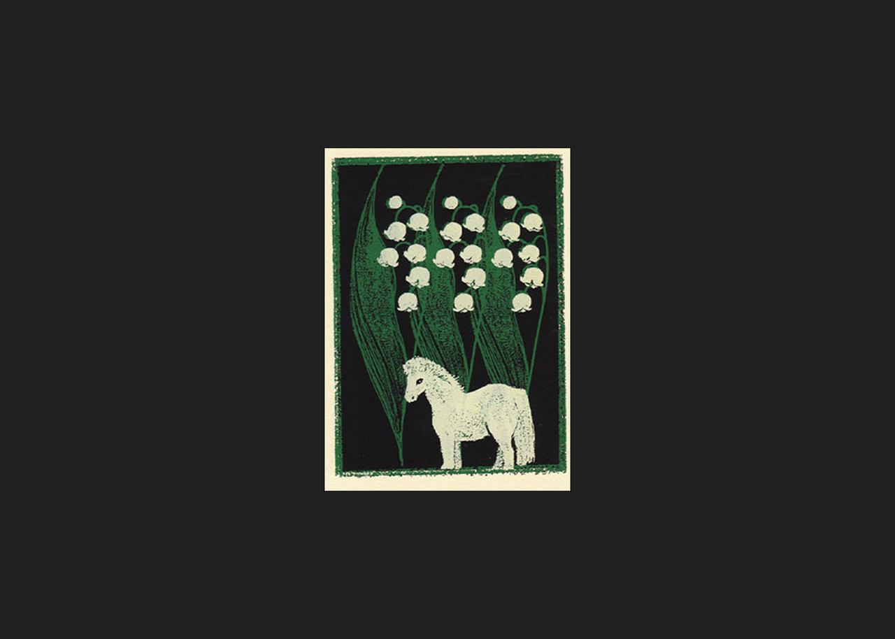 Floral White Pony