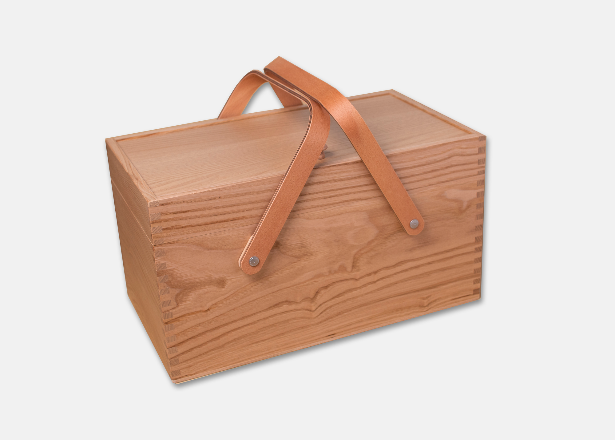 Chestnut Wooden Sewing Box